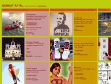 Tablet Screenshot of bombay-arts.com